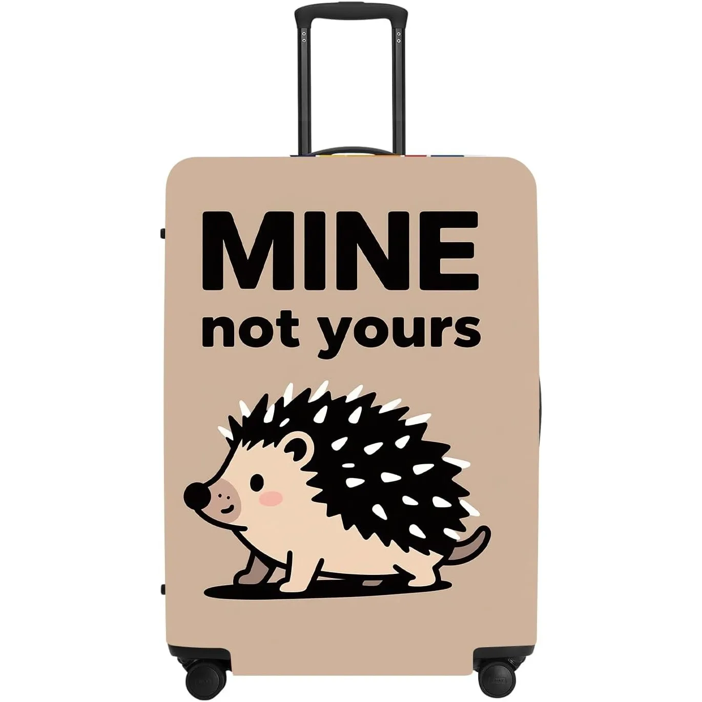 Чехол для багажа «Ежик», моющаяся защита для чемодана с необычным надписью, коричневый, милый, против царапин
Чехол для багажа «Ежик», моющаяся защита для чемодана с необычным надписью, коричневый, милый, против царапин