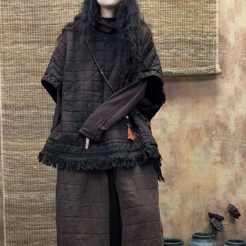 2025 New Arrival Autumn/winter Women Casual Loose Outerwear & Coats Sleeveless O-neck Warm Thickened Cotton Vest S164
2025 New Arrival Autumn/winter Women Casual Loose Outerwear & Coats Sleeveless O-neck Warm Thickened Cotton Vest S164