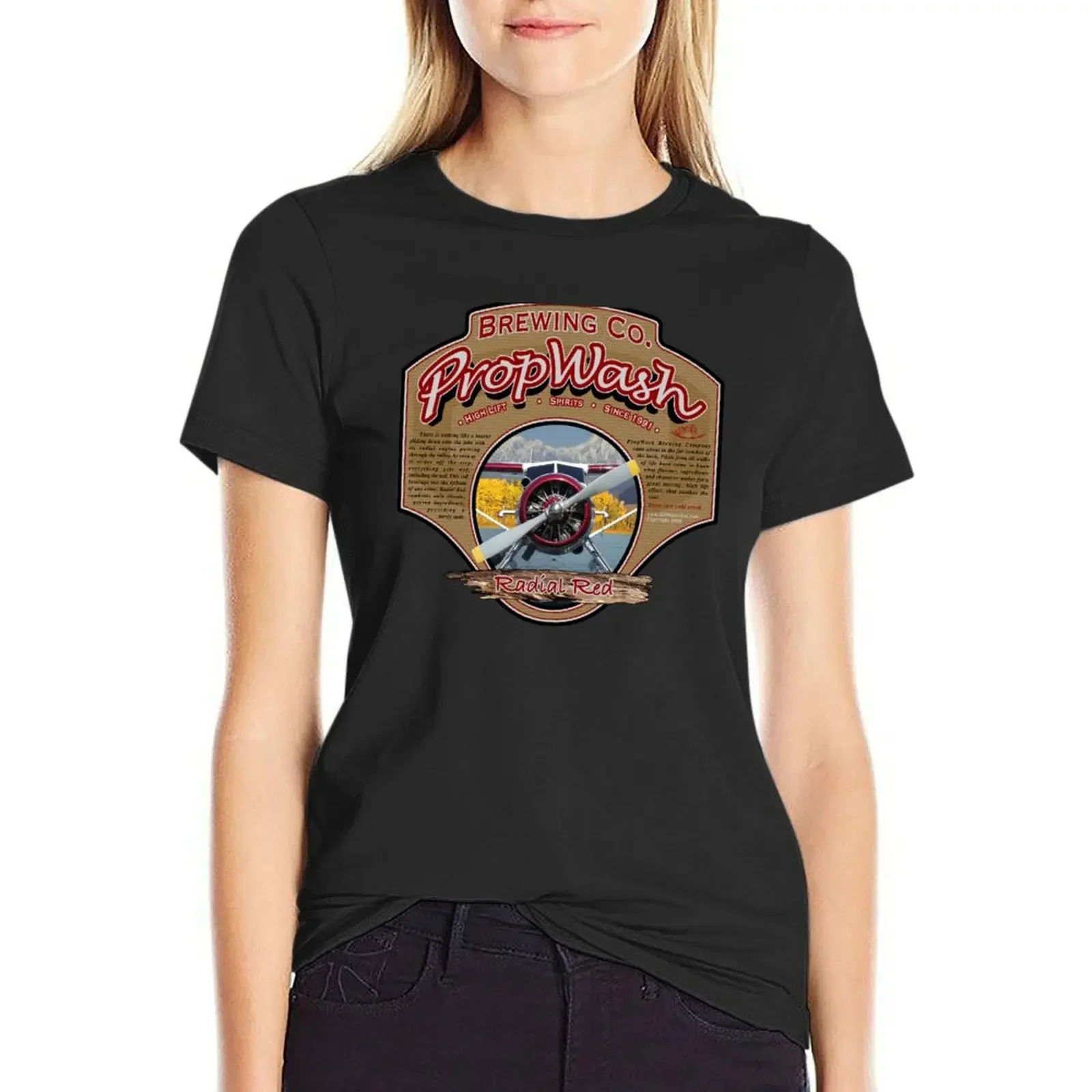 PropWash Brewing Co. - Radial Red DHC-2 Beaver Floatplane T-Shirt vintage sublime graphics summer top Women t-shirts
PropWash Brewing Co. - Radial Red DHC-2 Beaver Floatplane T-Shirt vintage sublime graphics summer top Women t-shirts