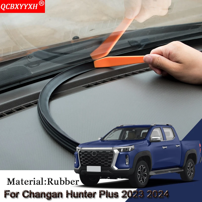 Rubber Anti-Noise Soundproof Dustproof Car Dashboard Windshield Sealing Strip Auto Accessories For Changan Hunter Plus 2023 2024
Rubber Anti-Noise Soundproof Dustproof Car Dashboard Windshield Sealing Strip Auto Accessories For Changan Hunter Plus 2023 2024