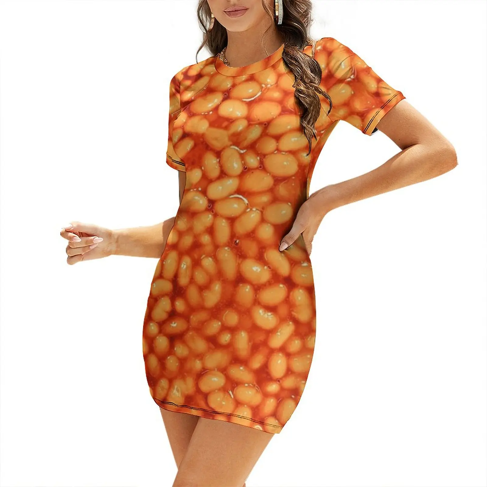 Beans In Things Pattern Short Sleeved Dress elegant party dresses for women 2025 elegant women's dresses for wedding Dress
Beans In Things Pattern Short Sleeved Dress elegant party dresses for women 2025 elegant women's dresses for wedding Dress