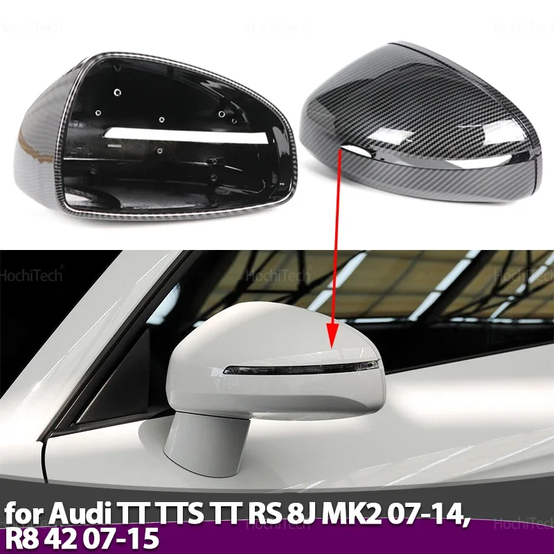 2x Carbon Fiber/Black Side Mirror Cover Caps Shell For Audi TT TTS TT RS 8J MK2 2007-2014 R8 42 2007-2015 Exterior Accessories
2x Carbon Fiber/Black Side Mirror Cover Caps Shell For Audi TT TTS TT RS 8J MK2 2007-2014 R8 42 2007-2015 Exterior Accessories