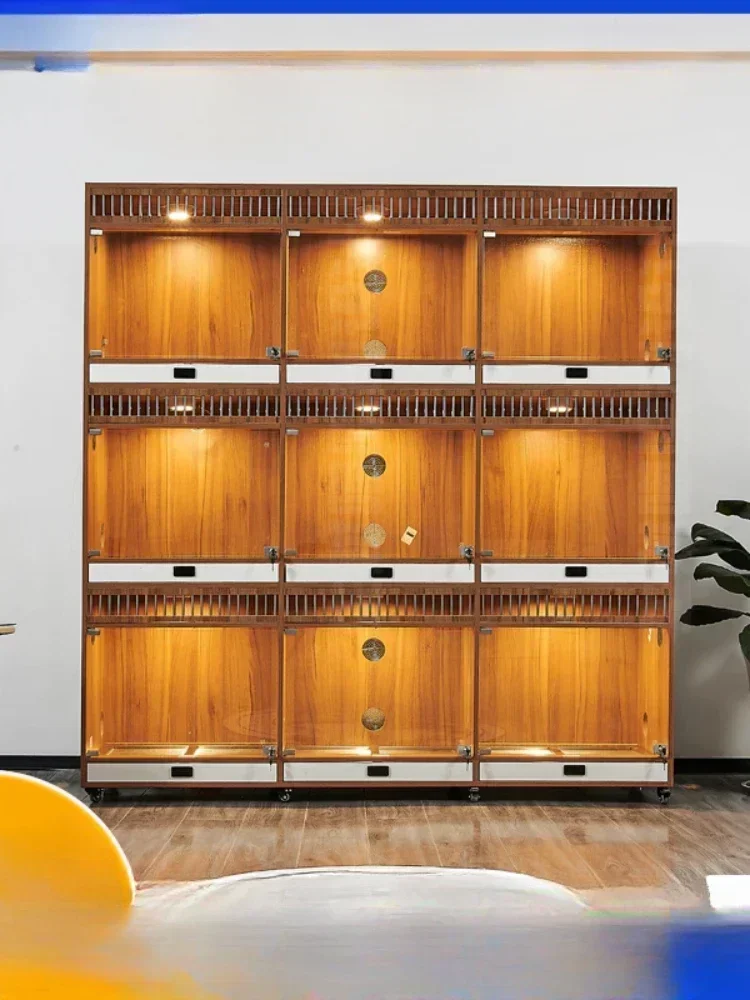 Customized solid wood and glass dog cabinets for pet shops, dog villas, foster care cabinets, breeding cages, displa Hot sales
Customized solid wood and glass dog cabinets for pet shops, dog villas, foster care cabinets, breeding cages, displa Hot sales
