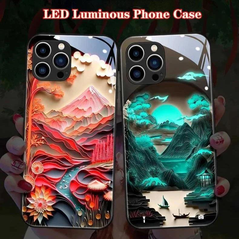 Japan Mount Fuji Sound Control LED Flash Phone Cases For Samsung S24 S23 S22 Plus Ultra Note 20 10 A73 A54 Light Up Glass Cover
Japan Mount Fuji Sound Control LED Flash Phone Cases For Samsung S24 S23 S22 Plus Ultra Note 20 10 A73 A54 Light Up Glass Cover