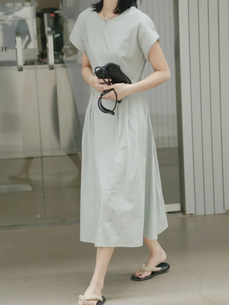 2024 Long Backless Dresses Summer Slim Waist Design Women Korean Japanese Style Cute Cotton Blend Red White Vintage A-line Dress
2024 Long Backless Dresses Summer Slim Waist Design Women Korean Japanese Style Cute Cotton Blend Red White Vintage A-line Dress