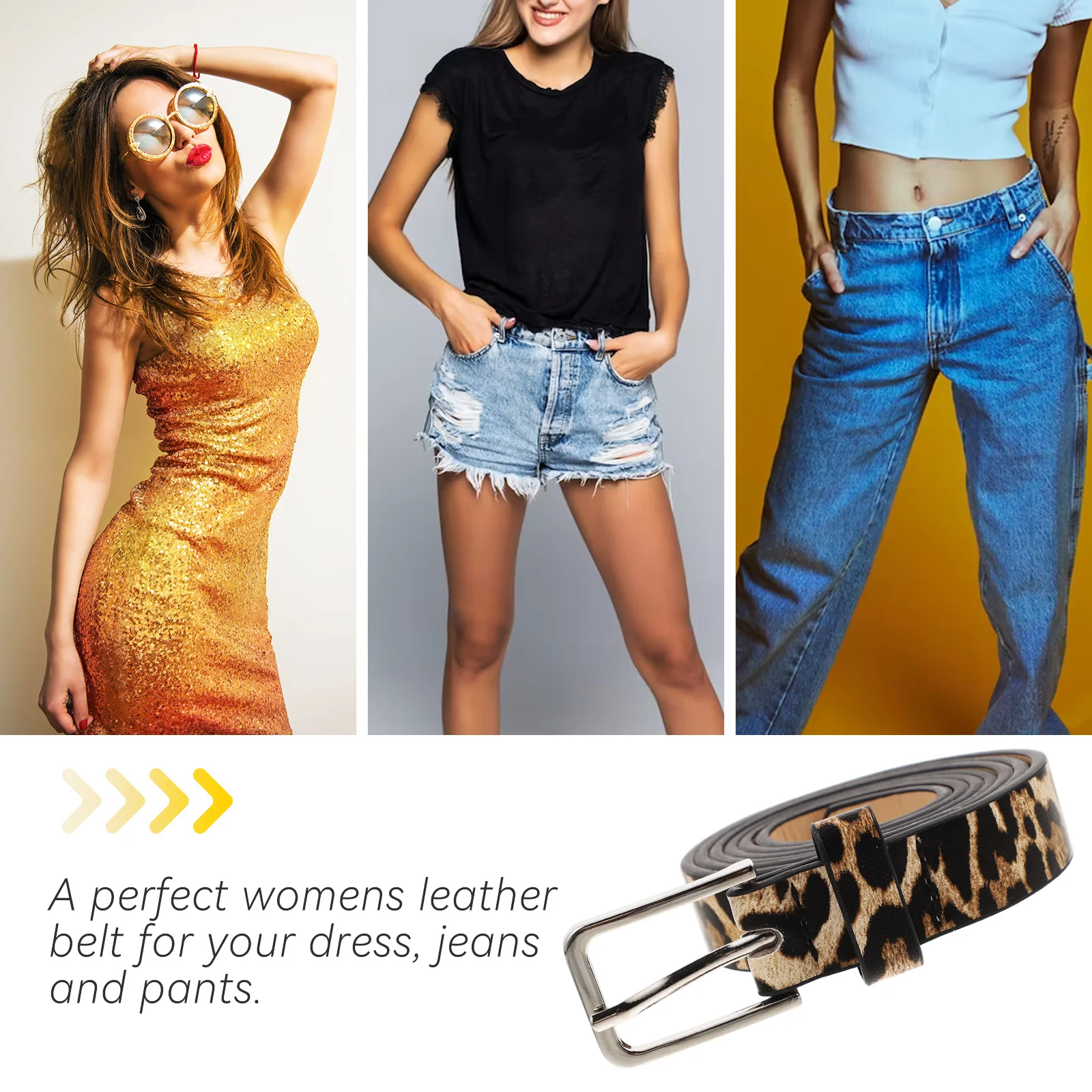 Trendy Leopard Print Belt for Women Thin Waist Rope for Pants Dresses
Trendy Leopard Print Belt for Women Thin Waist Rope for Pants Dresses