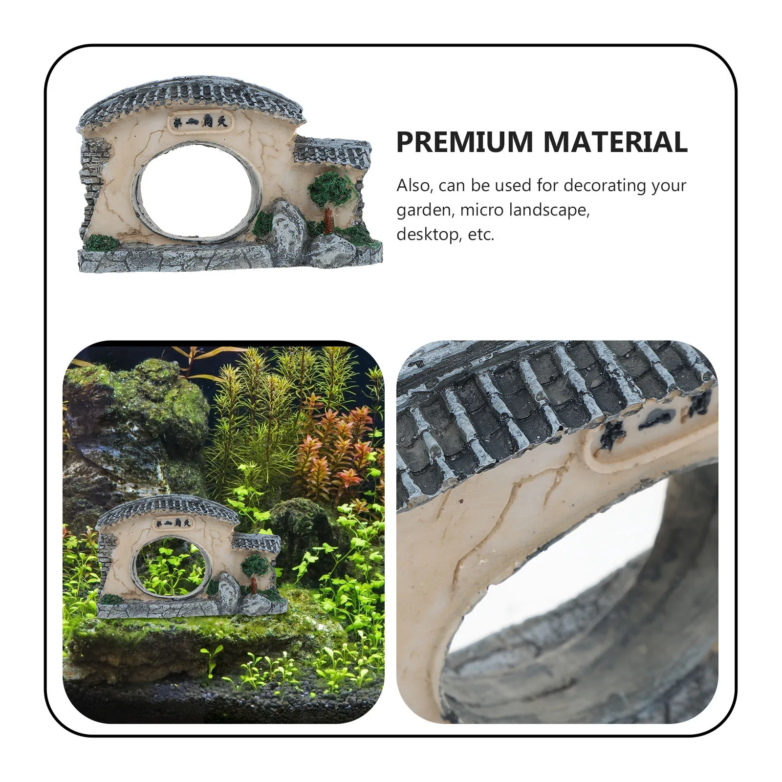 1Pcs Fish Tank Craft Aquarium Gate Decor Resin Artificial Door Ornament Simulation Landscaping Scene Layout Prop
1Pcs Fish Tank Craft Aquarium Gate Decor Resin Artificial Door Ornament Simulation Landscaping Scene Layout Prop