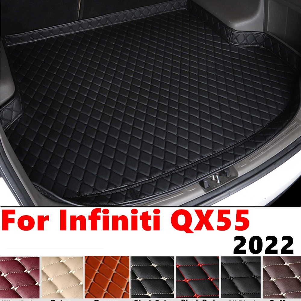 Автомобильный коврик для багажника Infiniti QX55 2022 XPE, Задний защитный чехол для груза, поднос для багажника, коврик для багажа, ковер, автозапчасти
Автомобильный коврик для багажника Infiniti QX55 2022 XPE, Задний защитный чехол для груза, поднос для багажника, коврик для багажа, ковер, автозапчасти
