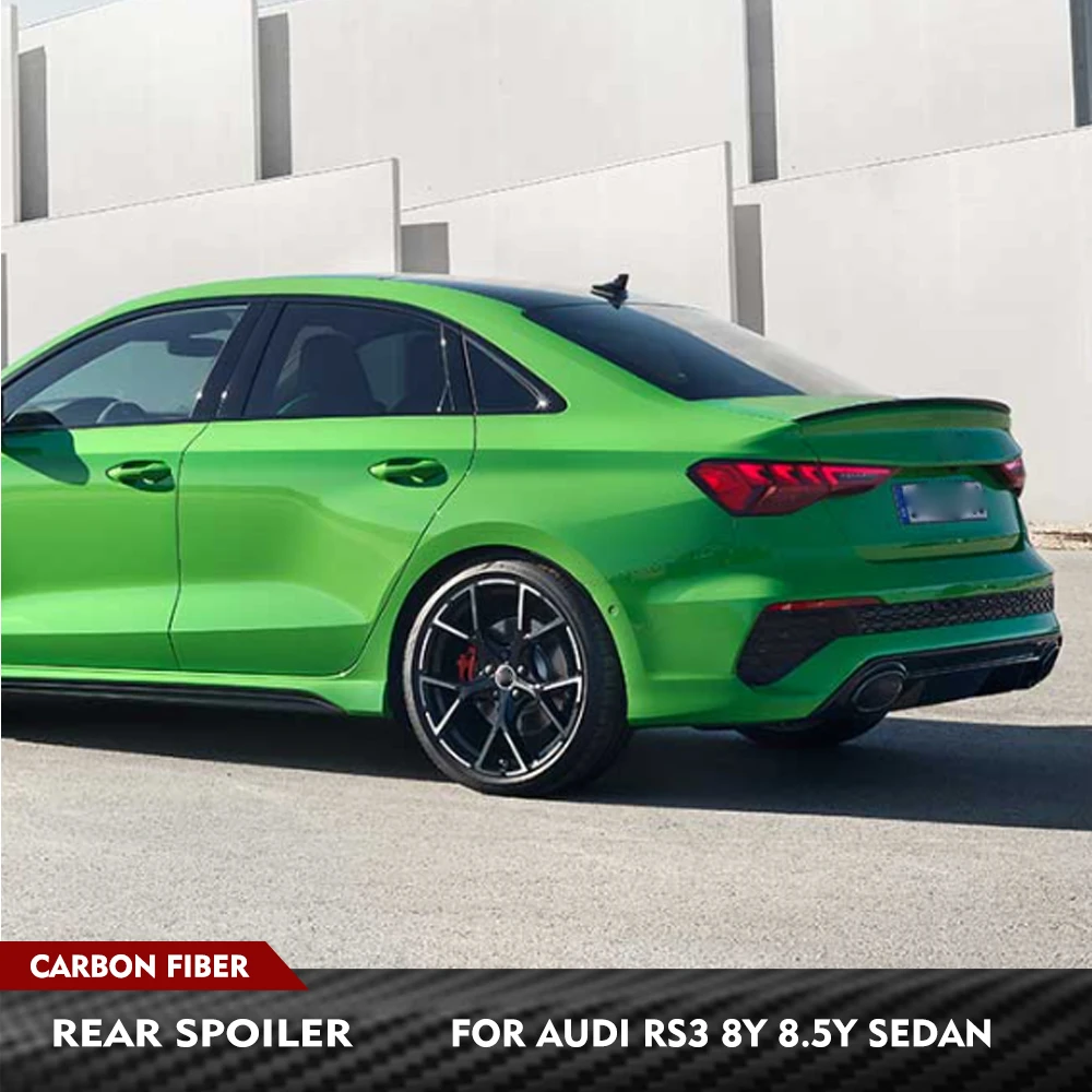 For Audi RS3 8Y 8.5Y Sedan 2022-2026 Carbon Fiber Car Rear Trunk Racing Spoiler Car Rear Spoiler Trunk Boot Wing Lip Body Kits
For Audi RS3 8Y 8.5Y Sedan 2022-2026 Carbon Fiber Car Rear Trunk Racing Spoiler Car Rear Spoiler Trunk Boot Wing Lip Body Kits