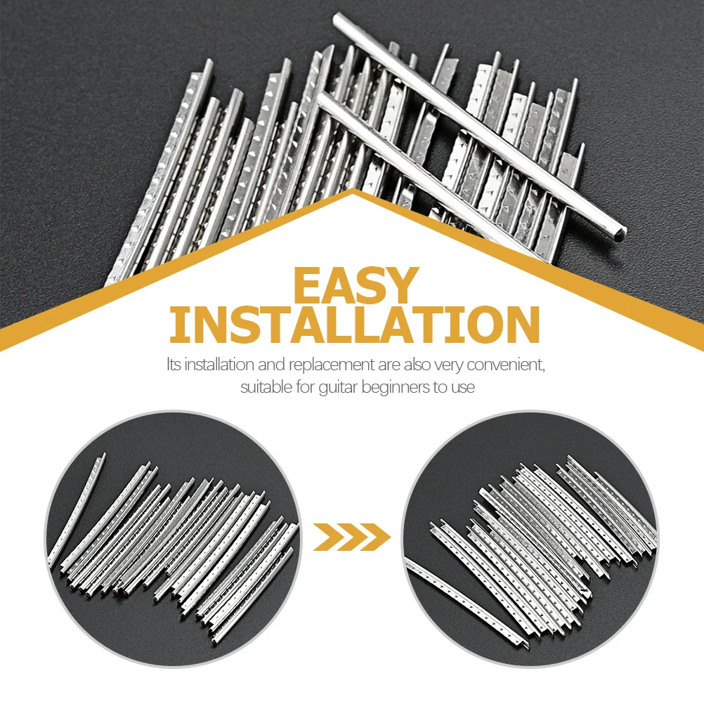 20 Pcs Guitars Fret Wire Electric Wires Instrument Bass Replacement Fingerboard
20 Pcs Guitars Fret Wire Electric Wires Instrument Bass Replacement Fingerboard