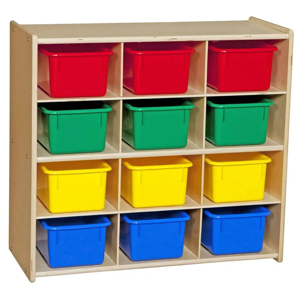 12-Cube Storage Cabinet for Kids, Daycare, and Art Supplies, 100% Plywood, Assorted Colors
12-Cube Storage Cabinet for Kids, Daycare, and Art Supplies, 100% Plywood, Assorted Colors