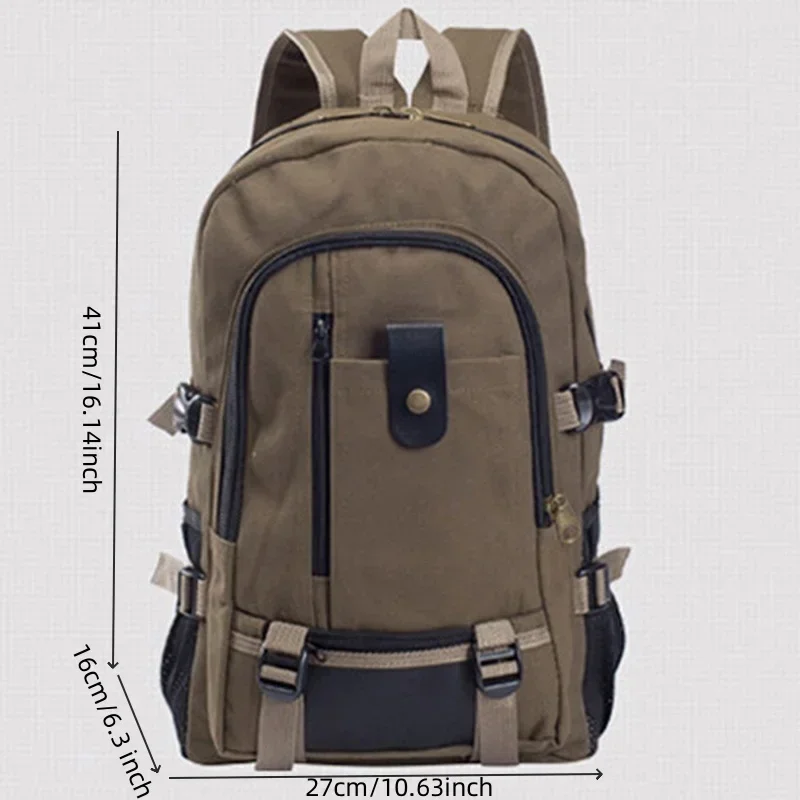 Men's Simple Durable and Wear-resistant Camping Laptop Hiking Large Capacity Canvas Fashion Youth Sports Bag Backpack
Men's Simple Durable and Wear-resistant Camping Laptop Hiking Large Capacity Canvas Fashion Youth Sports Bag Backpack