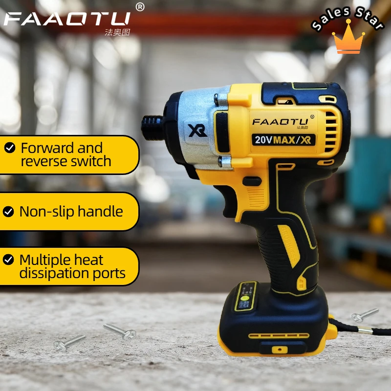 FAAOTU DCF887 Brushless Electric Impact Driver Cordless Screwdriver Electric Impact Drill For Dewalt 20V Battery(no battery)
FAAOTU DCF887 Brushless Electric Impact Driver Cordless Screwdriver Electric Impact Drill For Dewalt 20V Battery(no battery)