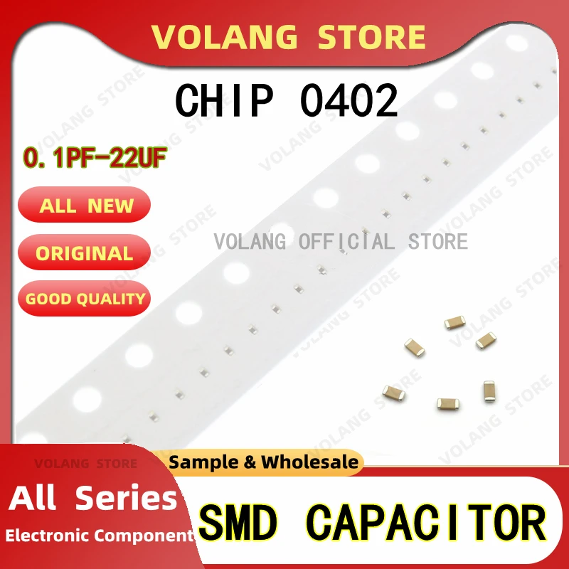 Чиповый Конденсатор SMD 0402, многослойный керамический конденсатор 15PF NPO 50V 16PF COG, высокая частота 18P 20PF 22P 24P 27P 30P 33P 36PF
Чиповый Конденсатор SMD 0402, многослойный керамический конденсатор 15PF NPO 50V 16PF COG, высокая частота 18P 20PF 22P 24P 27P 30P 33P 36PF