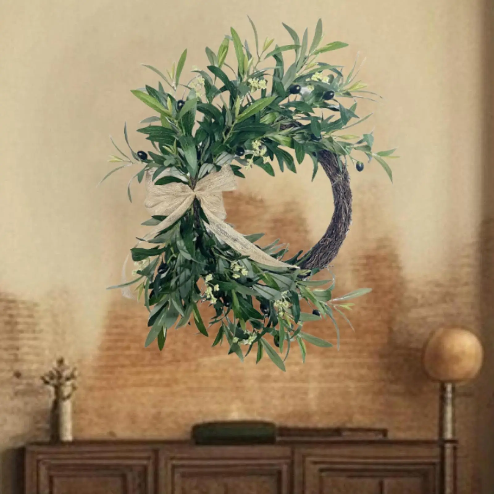 Artificial Olive Wreath Elegant Realistic Ornament All Seasons Spring Summer Wreath for Front Door Bedroom Home Festival Window
Artificial Olive Wreath Elegant Realistic Ornament All Seasons Spring Summer Wreath for Front Door Bedroom Home Festival Window