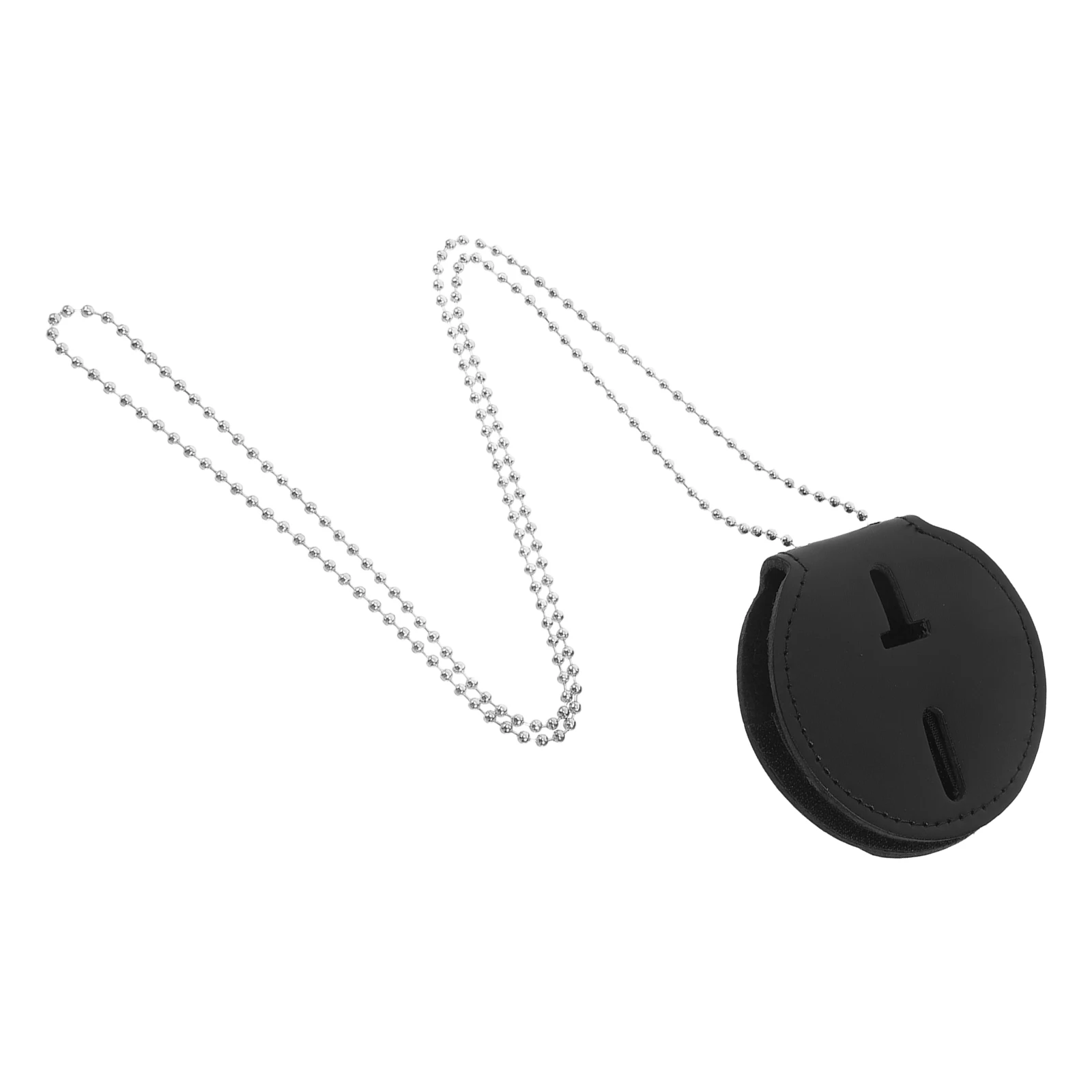 Badge ID Clip Black Pu Transparent Window Badge Holder With Stationary Clip Chain Multifunctional Security
Badge ID Clip Black Pu Transparent Window Badge Holder With Stationary Clip Chain Multifunctional Security