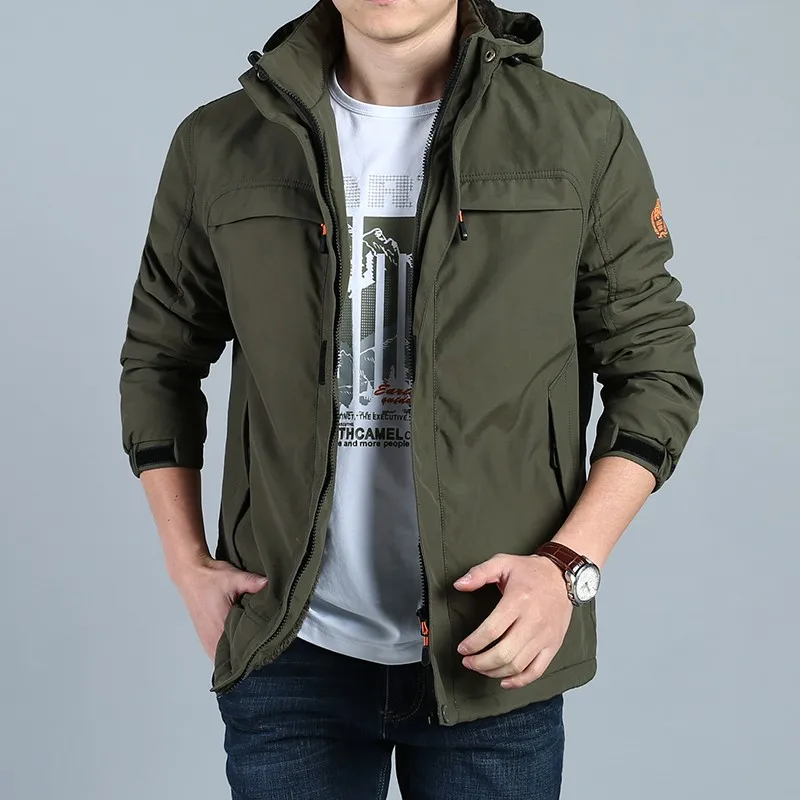New 202 Men's Thiened Fce Casual Cotton Jaet Autumn Winter Windproof Workwear Faionable Ci Sle with Multiple Po...
New 202 Men's Thiened Fce Casual Cotton Jaet Autumn Winter Windproof Workwear Faionable Ci Sle with Multiple Po...