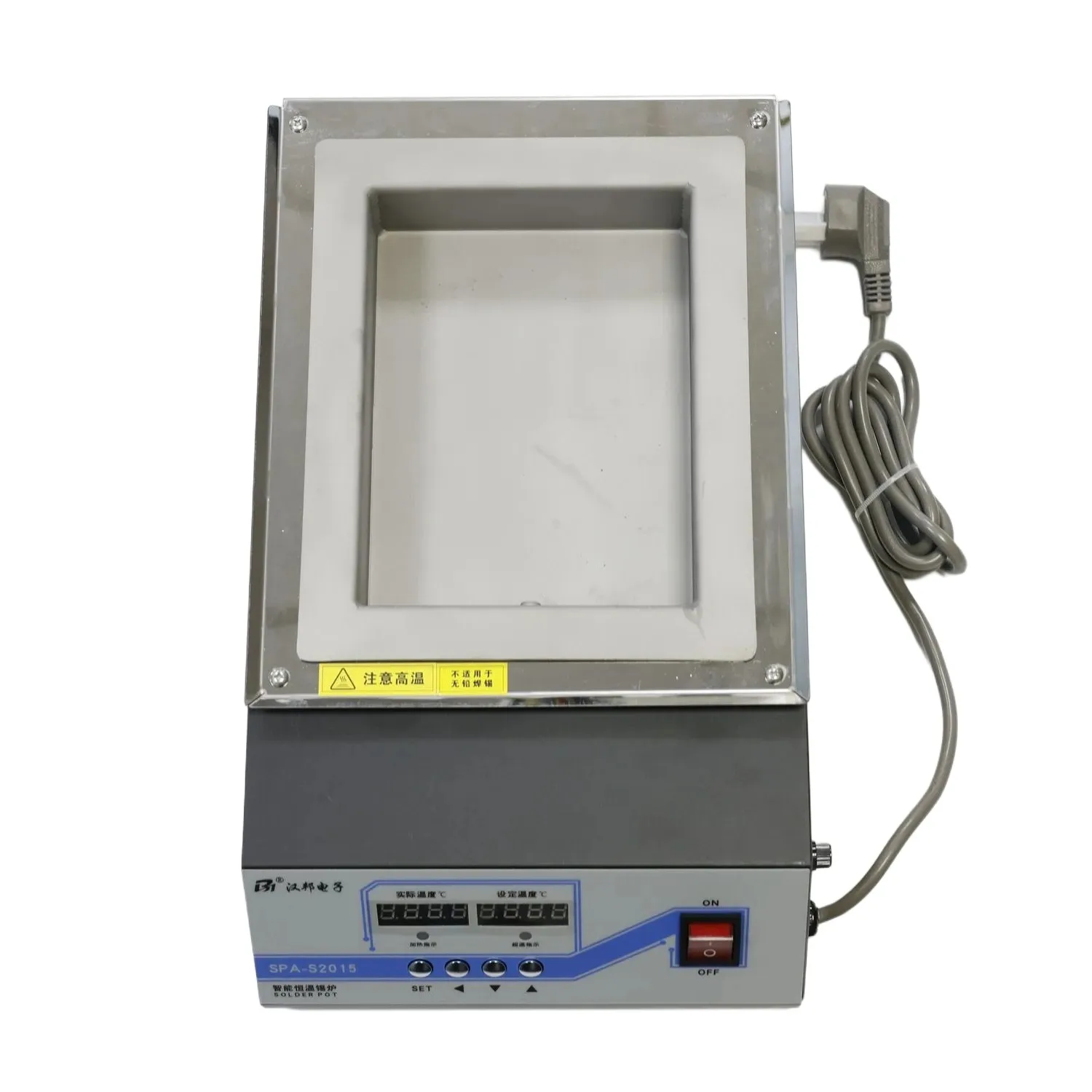 1500W Industrial Dual Digital Display Constant Temperature Pure Titanium Tin Melting Furnace SPA-S2015 Lead Free Soldering Pot
1500W Industrial Dual Digital Display Constant Temperature Pure Titanium Tin Melting Furnace SPA-S2015 Lead Free Soldering Pot