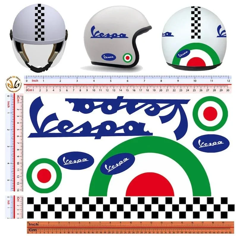 For 1Set Vespa flag italy stickers pvc helmet discounted around the image vespa Italian flag helmet 8 pcs.
For 1Set Vespa flag italy stickers pvc helmet discounted around the image vespa Italian flag helmet 8 pcs.
