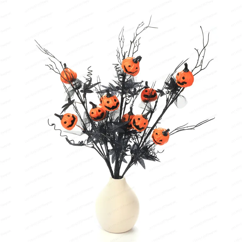 Halloween Decorations: Realistic Skeleton, Pumpkin, Maple Branches & Artificial Flowers for Indoor Party Vase Arrangement
Halloween Decorations: Realistic Skeleton, Pumpkin, Maple Branches & Artificial Flowers for Indoor Party Vase Arrangement