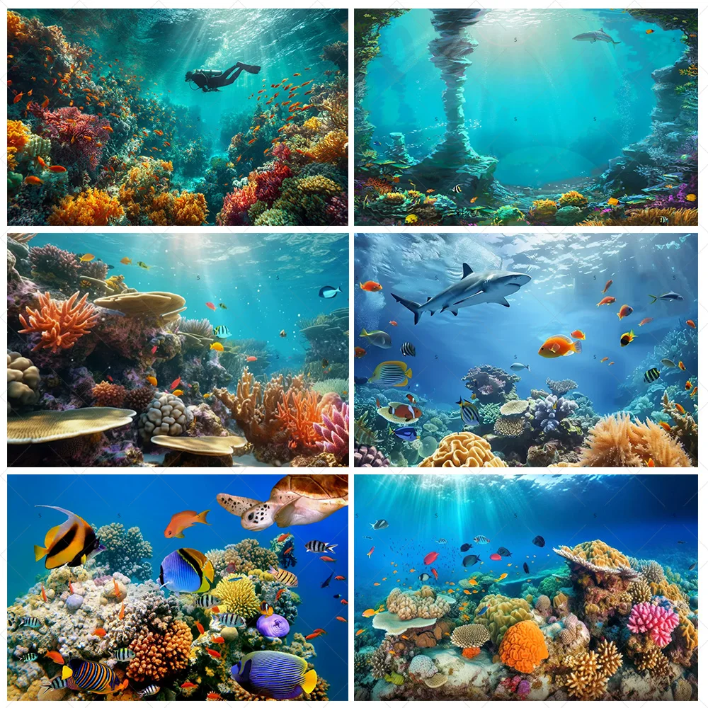 Underwater World Photography Backdrop Seabed Coral Seaweed Background Supplies Marine Life Room Decoration Photo Shoot Props
Underwater World Photography Backdrop Seabed Coral Seaweed Background Supplies Marine Life Room Decoration Photo Shoot Props