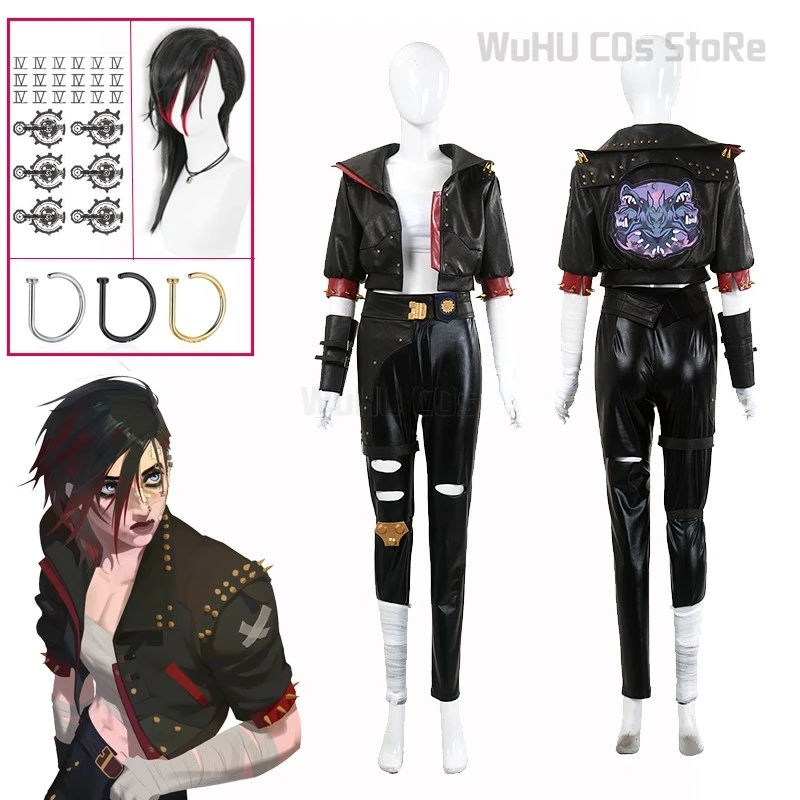 Boxer Vi Violet Cosplay Arcane S2 Tv Lol CosplayCostume Game RolePlay Coat Tattoo Sticker Women Outfit Halloween Party Jacket
Boxer Vi Violet Cosplay Arcane S2 Tv Lol CosplayCostume Game RolePlay Coat Tattoo Sticker Women Outfit Halloween Party Jacket