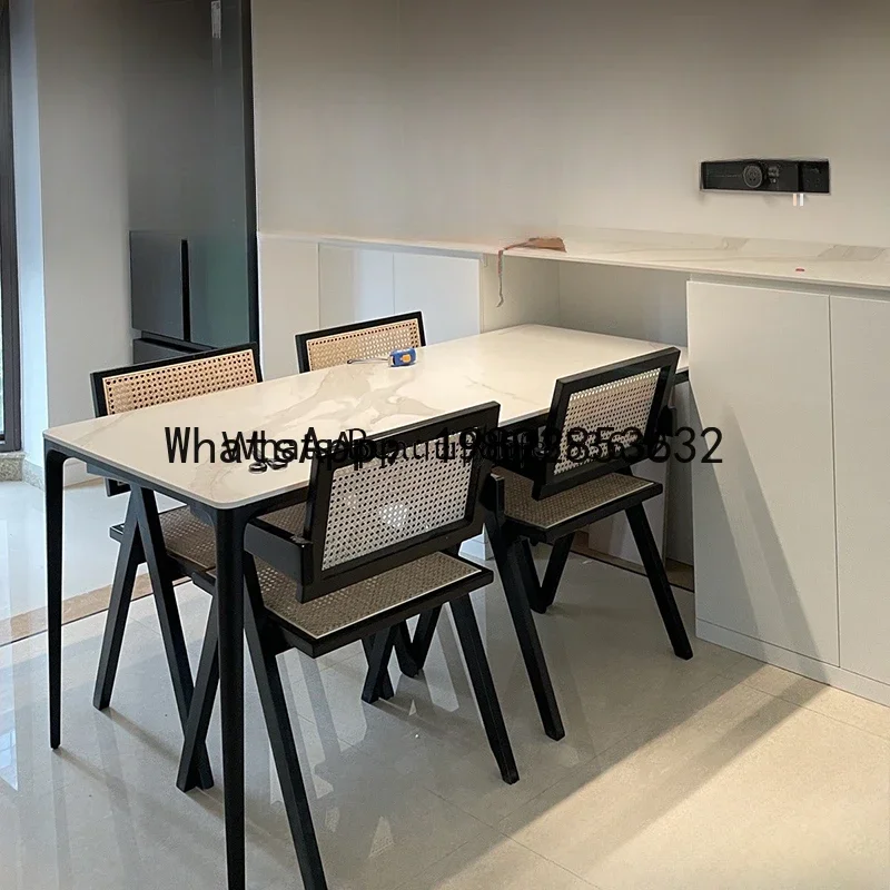 W5.14 **Slate dining table modern simple small apartment family restaurant rectangular Internet celebrity white
W5.14 **Slate dining table modern simple small apartment family restaurant rectangular Internet celebrity white