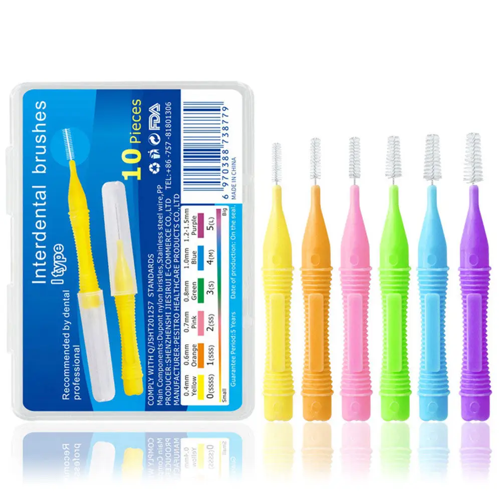 1Set Interdental Brushes Yellow Back Teeth Effective Clean Food Debris Portable Oral Care Tool Floss Brush
1Set Interdental Brushes Yellow Back Teeth Effective Clean Food Debris Portable Oral Care Tool Floss Brush