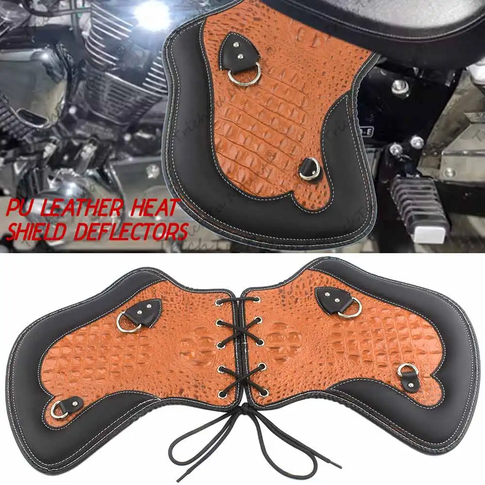 Motorcycle Horse Saddle Crocodile Leather Style PU Leather Thickened Heat Insulation Board Seat Heat Shield Deflectors Universal
Motorcycle Horse Saddle Crocodile Leather Style PU Leather Thickened Heat Insulation Board Seat Heat Shield Deflectors Universal