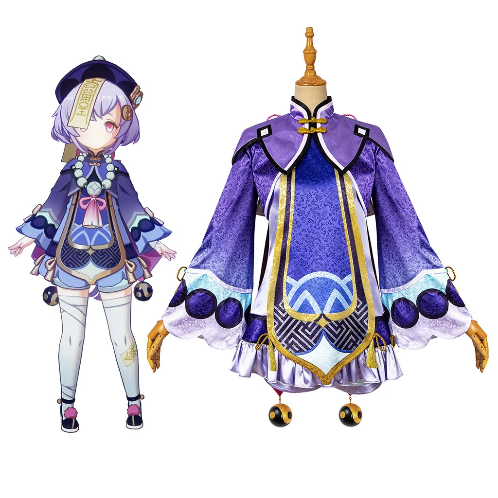 Genshin Impact Qiqi Cosplay Costumes Dress Outfits for Women Girl Genshin Qi Qi Cosplay Party Costume Halloween Costumes
Genshin Impact Qiqi Cosplay Costumes Dress Outfits for Women Girl Genshin Qi Qi Cosplay Party Costume Halloween Costumes