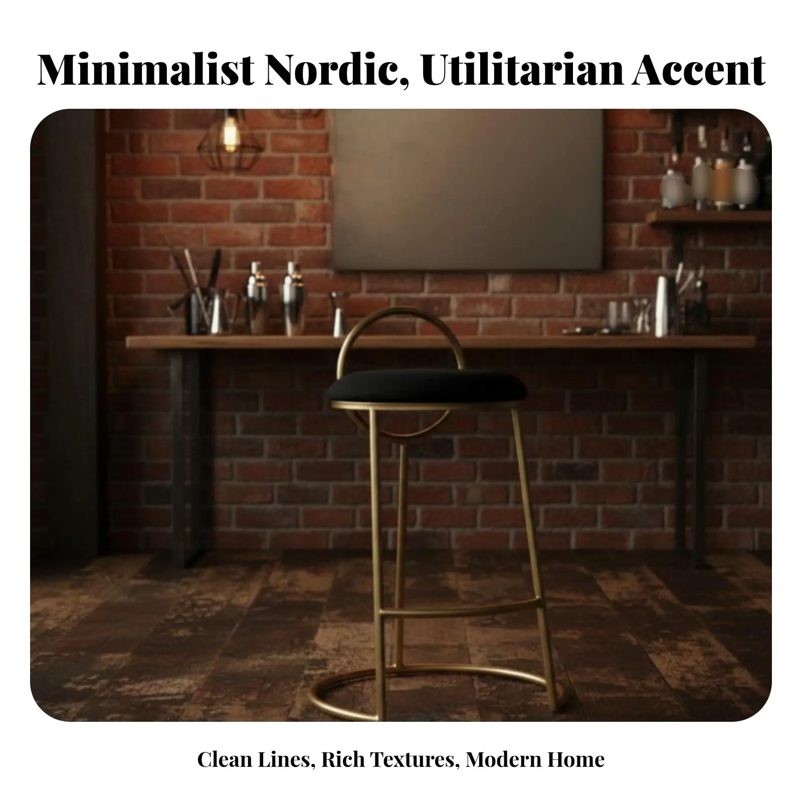 Bar Stool with spinerest Minimalist Design Counter Chair urban Look Footrest for Cafe, Dining Room
Bar Stool with spinerest Minimalist Design Counter Chair urban Look Footrest for Cafe, Dining Room