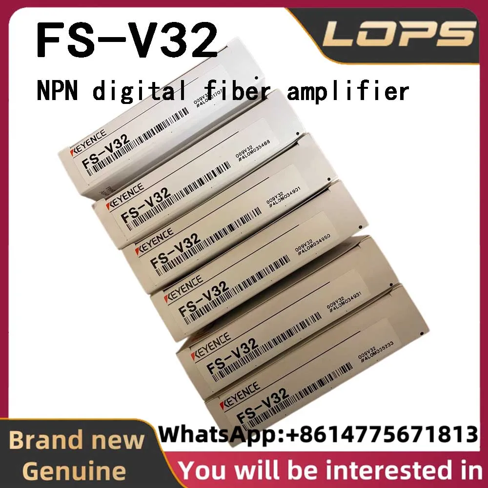 FS-V32 Новый оригинальный цифровой волоконно-оптический усилитель KEYENCE NPN
FS-V32 Новый оригинальный цифровой волоконно-оптический усилитель KEYENCE NPN