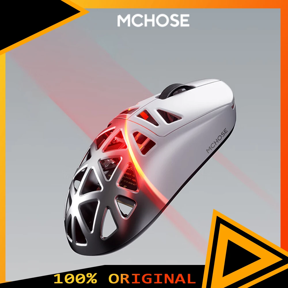 MCHOSE A7X Ultra Wireless Mouse Tri Mode Mouse Paw3950 TI 8000Hz Magnesium Alloy Hollow Out Gaming Mice Gamer PC Accessories
MCHOSE A7X Ultra Wireless Mouse Tri Mode Mouse Paw3950 TI 8000Hz Magnesium Alloy Hollow Out Gaming Mice Gamer PC Accessories