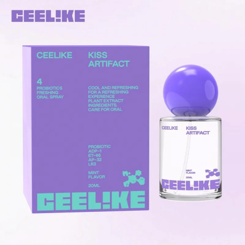 CEELIKE Probiotic Oral Spray 20ml Sugar Free Portable Mouth Spray Long Lasting Fresh Breath Daily Oral Care Bad Breath Remover
CEELIKE Probiotic Oral Spray 20ml Sugar Free Portable Mouth Spray Long Lasting Fresh Breath Daily Oral Care Bad Breath Remover
