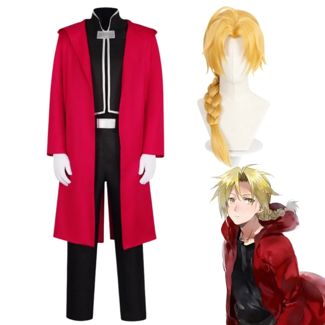 Fullmetal Alchemist Automail Edward Elric Cosplay Costume Wig Set
Fullmetal Alchemist Automail Edward Elric Cosplay Costume Wig Set