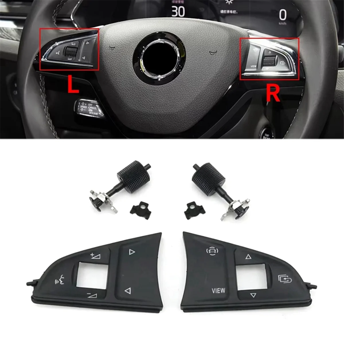 Автомобильный руль, роликовый переключатель, крышка для Skoda Superb III Octavia A7 Karoq Kodiaq Fabia Scala Rapid
Автомобильный руль, роликовый переключатель, крышка для Skoda Superb III Octavia A7 Karoq Kodiaq Fabia Scala Rapid