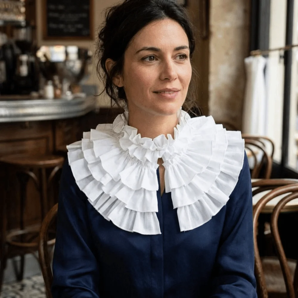 Adjustable Layered Ruffle False Collar Retro Elegant Detachable Collar Comfortable Exquisite Decorative Ruffle Neckline Girls
Adjustable Layered Ruffle False Collar Retro Elegant Detachable Collar Comfortable Exquisite Decorative Ruffle Neckline Girls
