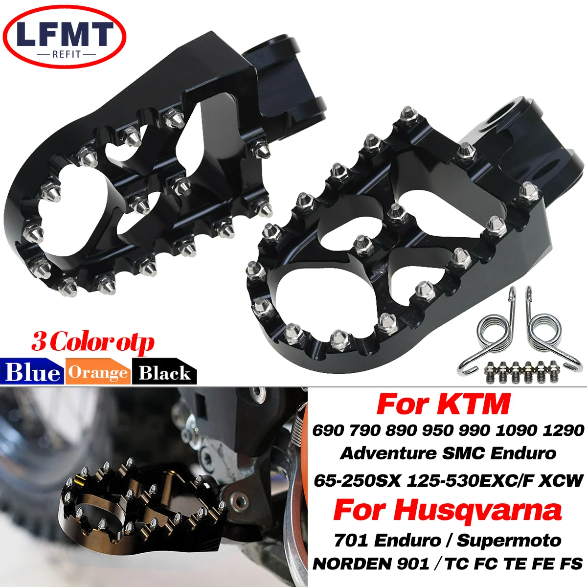 Footrests Footpeg Foot Pegs Rests Pedals For KTM SX SX-F EXC EXC-F XC XC-F XC-W XCF-W 65 85 125 250 300 350 450 500 530 FREERIDE
Footrests Footpeg Foot Pegs Rests Pedals For KTM SX SX-F EXC EXC-F XC XC-F XC-W XCF-W 65 85 125 250 300 350 450 500 530 FREERIDE