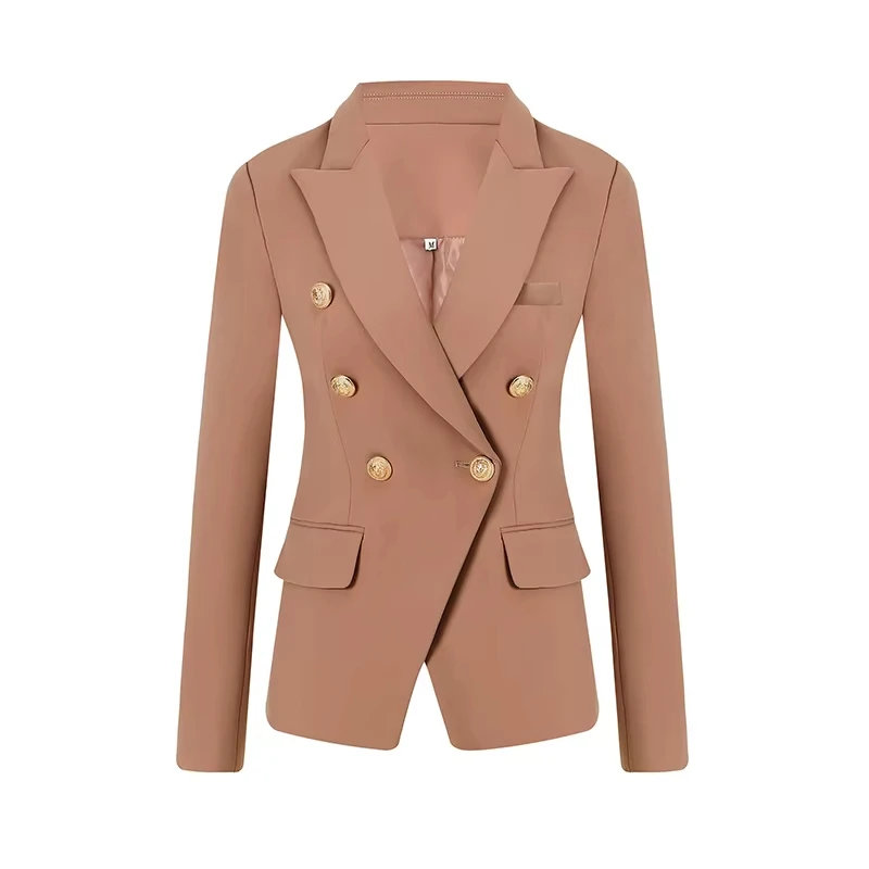 HARLEYFASHION European American 2021 Spring Autumn Slim Double Breasted Women's Blazer OL Solid Color Quality Suit Jacket XXL
HARLEYFASHION European American 2021 Spring Autumn Slim Double Breasted Women's Blazer OL Solid Color Quality Suit Jacket XXL