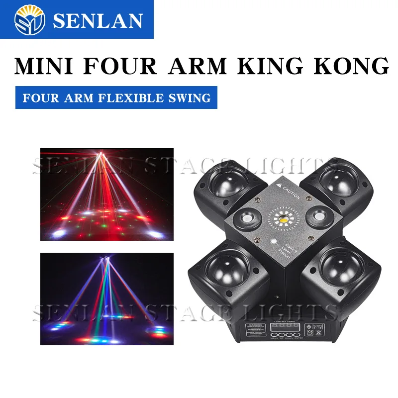 Mini Small Four Arm Laser Stage Light Bar Disco Effect Flash Rotary Moving Head Light LED
Mini Small Four Arm Laser Stage Light Bar Disco Effect Flash Rotary Moving Head Light LED