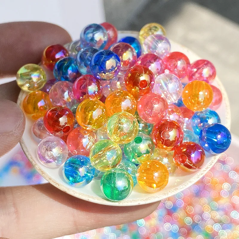 100pcs AB Shiny Round 6mm 8mm 10mm Acrylic Plastic Loose Beads Lot for Jewelry Making DIY Crafts Findings
100pcs AB Shiny Round 6mm 8mm 10mm Acrylic Plastic Loose Beads Lot for Jewelry Making DIY Crafts Findings