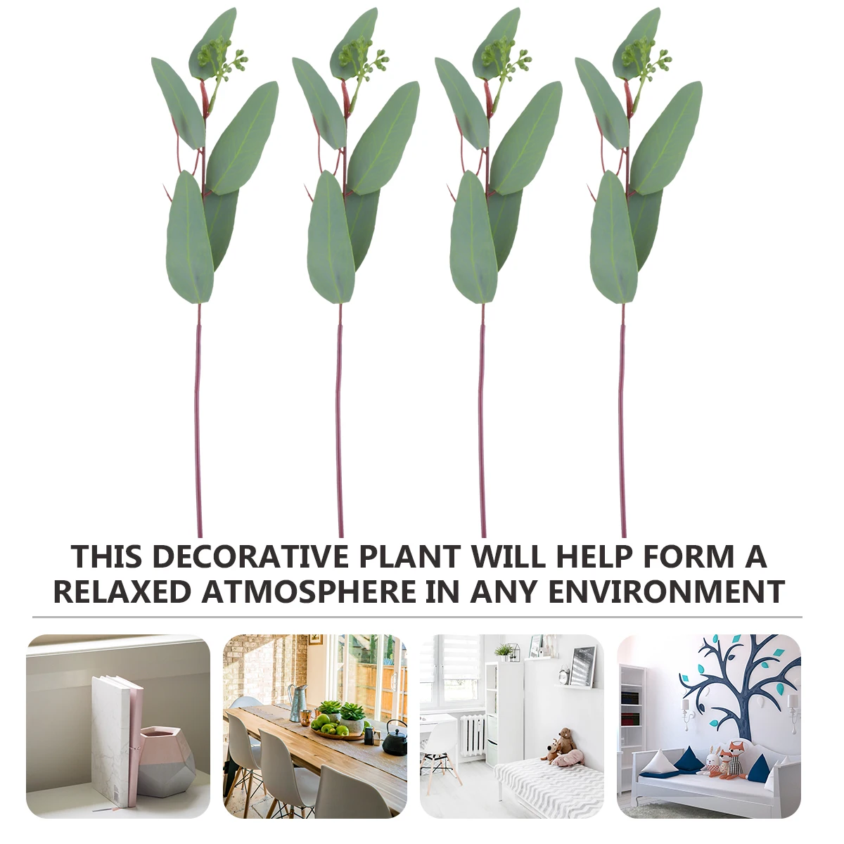 1Pcs Green Artificial Eucalyptus Plant Long Eucalyptus Branch Fake Leaves for Home Decoration
1Pcs Green Artificial Eucalyptus Plant Long Eucalyptus Branch Fake Leaves for Home Decoration