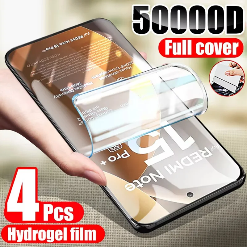 Hydrogel Film For Xiaomi Redmi Note 15 14 Pro 5g 13 12 11 10 Pro 11s 10s Screen Protector For Redmi 15C 15 14C 13C 10 Soft Film
Hydrogel Film For Xiaomi Redmi Note 15 14 Pro 5g 13 12 11 10 Pro 11s 10s Screen Protector For Redmi 15C 15 14C 13C 10 Soft Film