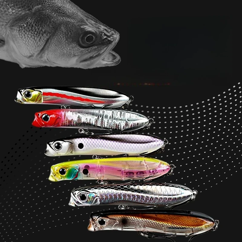 1Pcs Topwater Pencil Fishing Lure 5.8g 65mm 8.5g 75mm Popper WALK'N ROLL Water Impact Dog Artificial Hard Bait Long Shot Bass
1Pcs Topwater Pencil Fishing Lure 5.8g 65mm 8.5g 75mm Popper WALK'N ROLL Water Impact Dog Artificial Hard Bait Long Shot Bass
