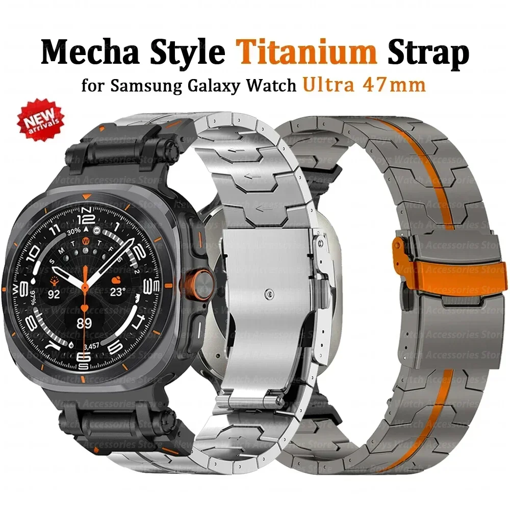 Роскошный титановый ремешок для Samsung Galaxy Watch Ultra 47 мм, разъем из нержавеющей стали + титановый ремешок для браслета Galaxy 47 мм Ultra
Роскошный титановый ремешок для Samsung Galaxy Watch Ultra 47 мм, разъем из нержавеющей стали + титановый ремешок для браслета Galaxy 47 мм Ultra