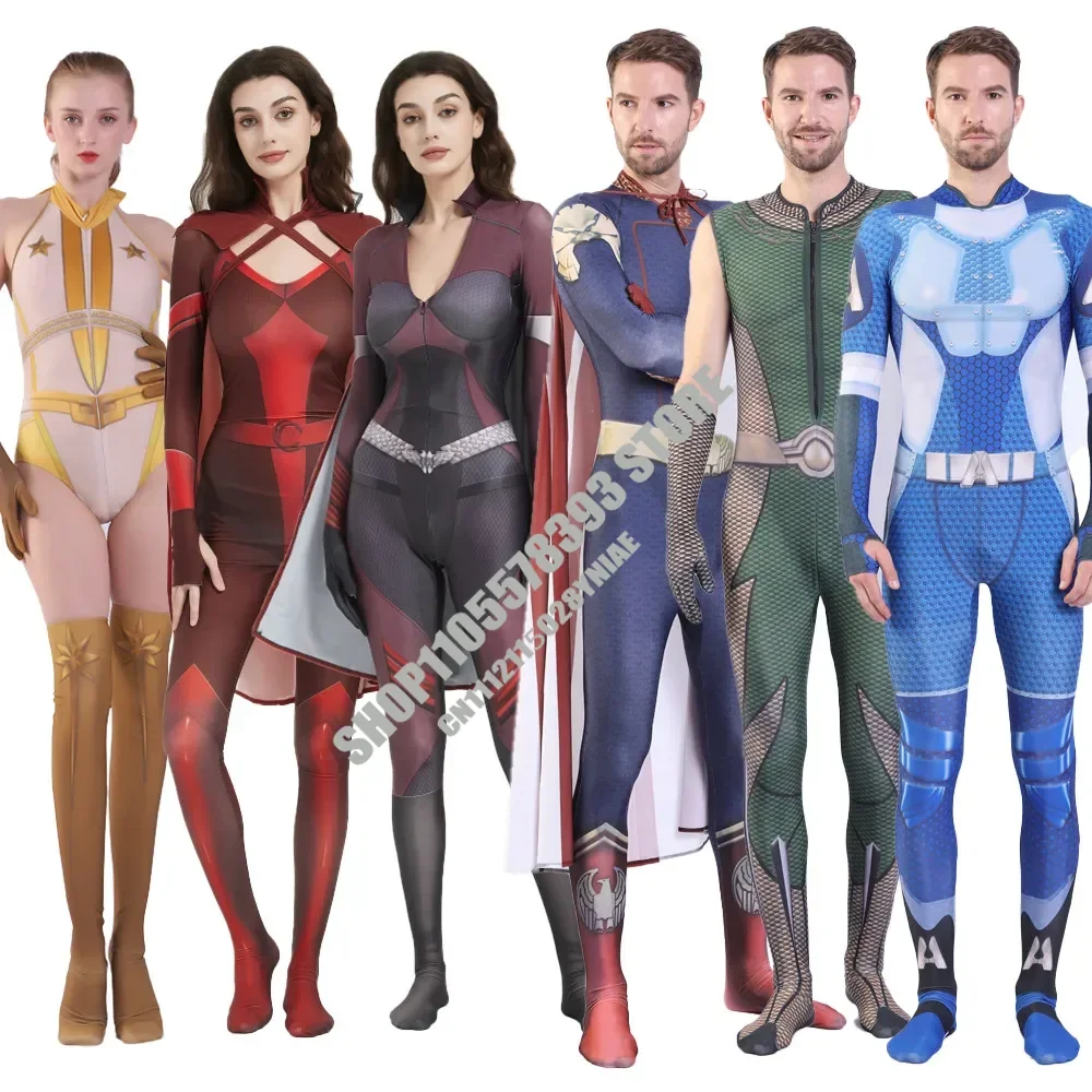 The Boys Cosplay Costume Adult Kids The Deep A-Train Starlight Crimson Countess Jumpsuit Homelander Role Play Bodysuit Halloween
The Boys Cosplay Costume Adult Kids The Deep A-Train Starlight Crimson Countess Jumpsuit Homelander Role Play Bodysuit Halloween