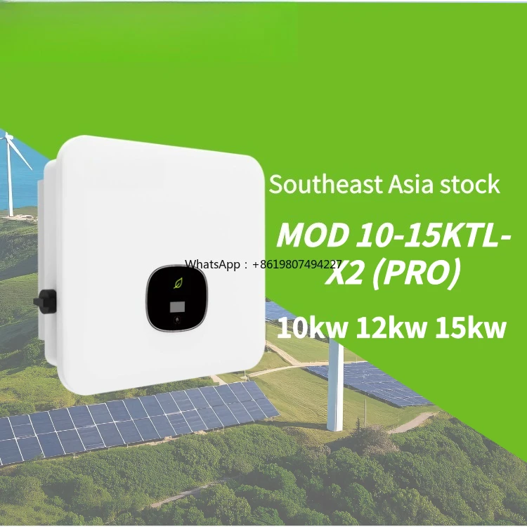 MOD 10~15KTL3-X2 10/12/15KW On-Grid Solar Inverter with Triple Phase Output 98.1% Efficiency OLED Display
MOD 10~15KTL3-X2 10/12/15KW On-Grid Solar Inverter with Triple Phase Output 98.1% Efficiency OLED Display
