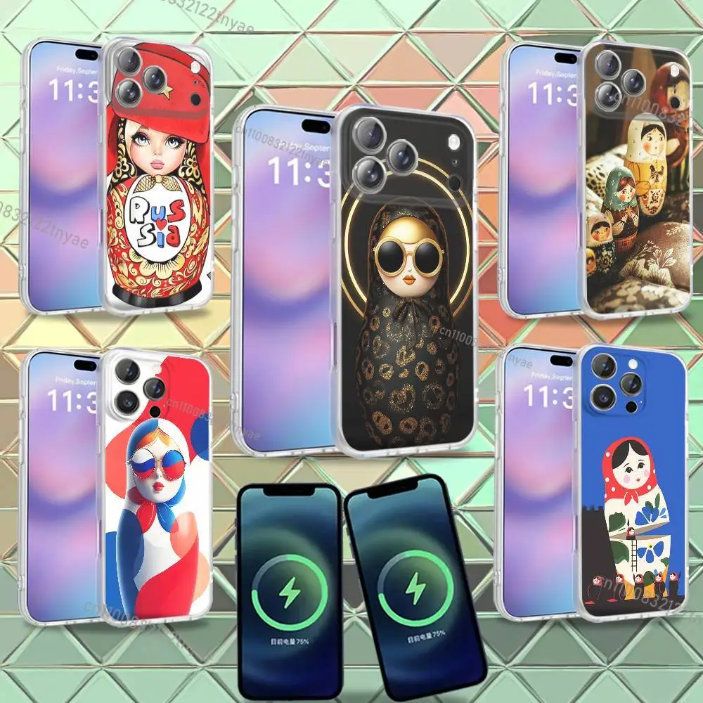 Russian Art Matryoshka For iPhone 17,12,11,14,13,15,16,Plus,Air,Pro,Max,E,Mini for Magsafe Magnetic Frosted Phone Case
Russian Art Matryoshka For iPhone 17,12,11,14,13,15,16,Plus,Air,Pro,Max,E,Mini for Magsafe Magnetic Frosted Phone Case