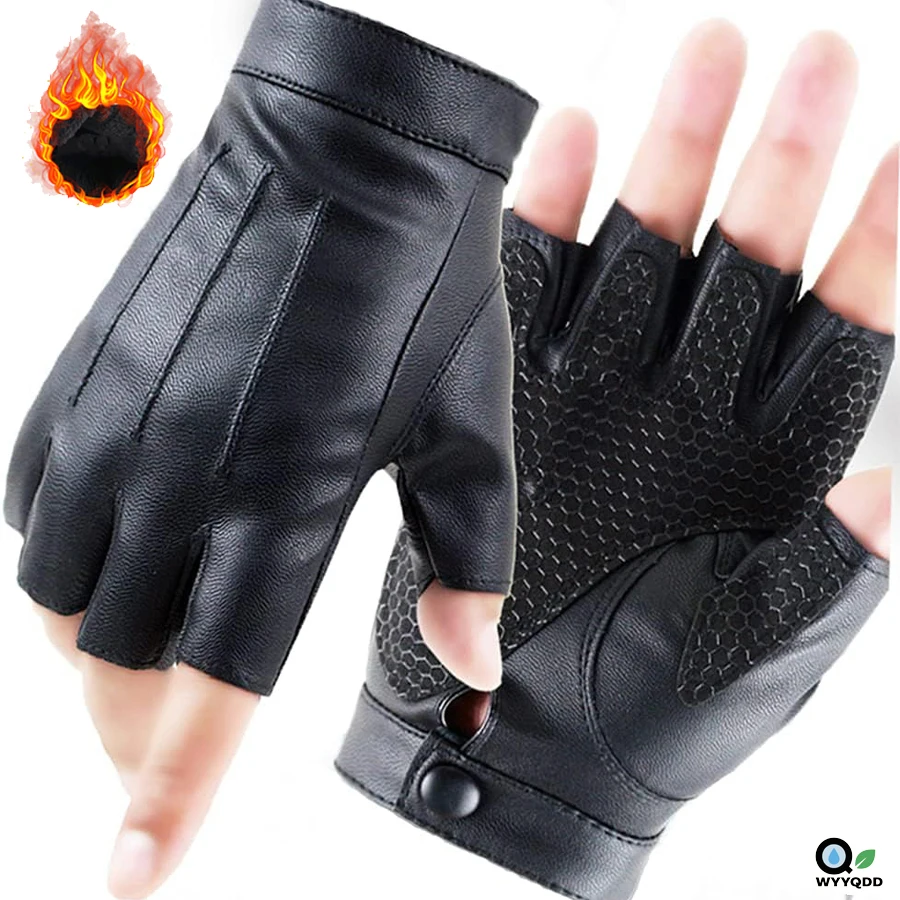 1 Pair Windproof Fingerless Driving PU Leather Outdoor Sport Half Finger Anti-slip Warm Gloves,Outdoor Sports & Activities
1 Pair Windproof Fingerless Driving PU Leather Outdoor Sport Half Finger Anti-slip Warm Gloves,Outdoor Sports & Activities