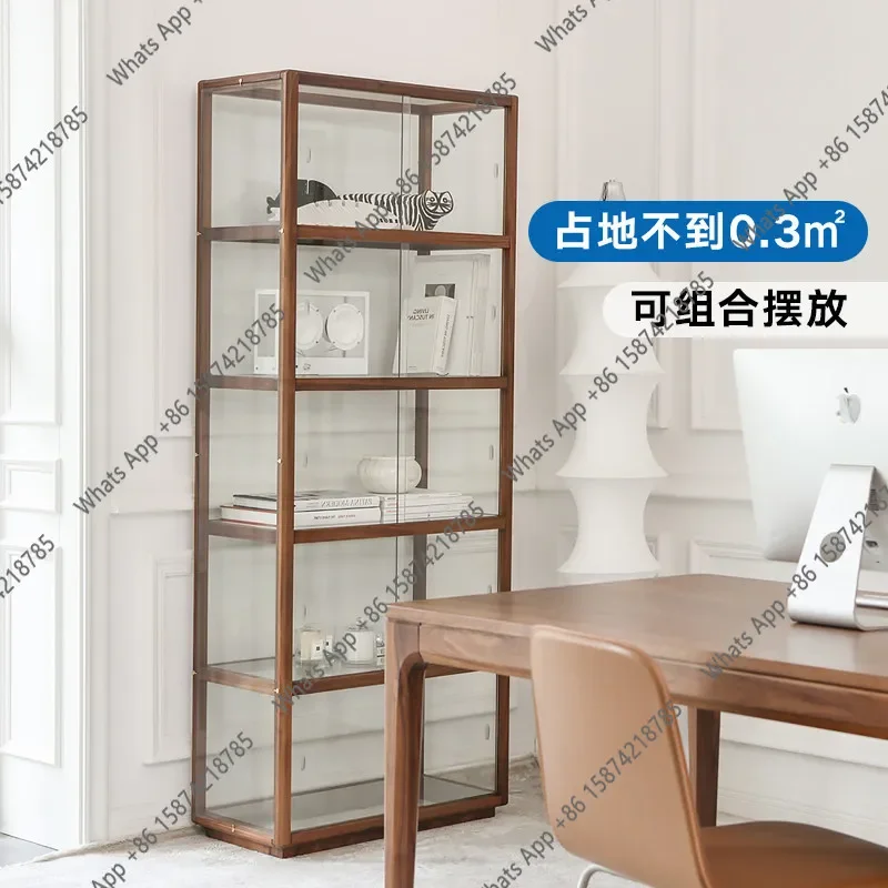 N65 Medieval vintage naturalist black walnut solid wood glass display cabinet Lego figure display case
N65 Medieval vintage naturalist black walnut solid wood glass display cabinet Lego figure display case